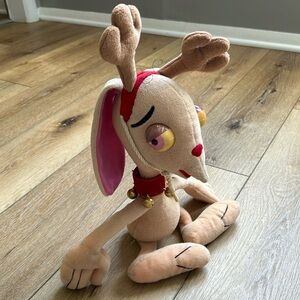 Vintage Ren And Stimpy Ren Hoek Reindeer Plush With Tags